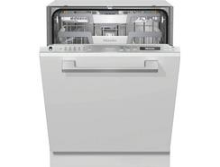 Máquina de Lavar Loiça Miele G7160SCVi Encastrável de 14 Conjuntos Tecnologia AutoDos com PowerDisk – Branco e Painel em Aço Inoxidável
