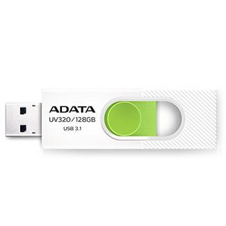 Pen USB ADATA UV320 128 GB Branca e Verde