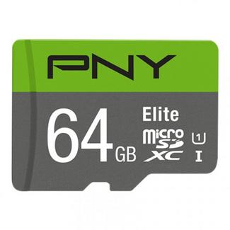 Cartão de Memória MicroSDXC PNY ELITE 64GB