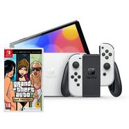 Nintendo Pack Switch OLED Branca + Grand Theft Auto: The Trilogy The Definitive Edition