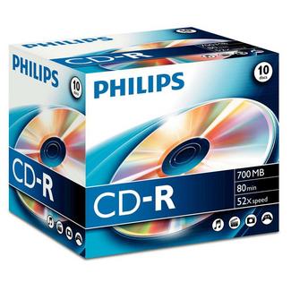 CD-R Philips 700 MB / 80 min 52x (1 unidade)