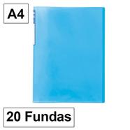 MAKRO PAPER – Capa Plus A4 com 20 Micas Azul