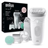 Depiladora de Arranque Braun Silk Epil S7 SE7-081 Skin&Spa – Multi-zonas – Cinza Prateado