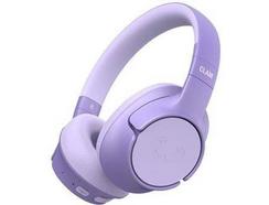 Auscultadores Bluetooth FRESH ‘N REBEL Clam Fuse (Over Ear – Microfone – Roxo)