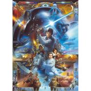 Papel de parede fotográfico Star Wars Luke Skywalker Collage Multicolor