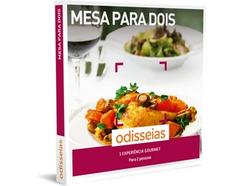Pack Presente Odisseias – Mesa para Dois | Experiência gourmet para 2 pessoas