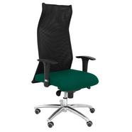 Cadeira de Escritório Executiva PIQUERAS Y CRESPO Sahúco Verde Escuro e Preto (Malha e Tecido)