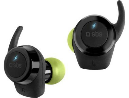Auriculares Bluetooth True Wireless SBS Runner Flash (In Ear – Microfone – Noise Canceling – Preto)