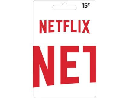 Cartão Presente Netflix 15 Euros