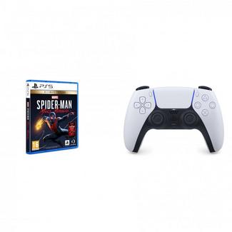 Sony DualSense Comando para PS5 + Marvel’s Spider-Man Miles Morales Ultimate Edition PS5