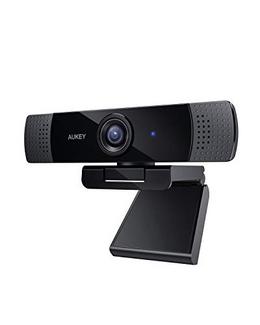 AUKEY Webcam 1080P Full HD com Microfone Preto
