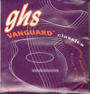Jogo de Cordas Guitarra Clássica GHS 2500 (Níquel – Calibre: Série Vanguard Classics)