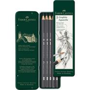 Estojo de 5 Lápis Aguareláveis GRAPHITE AQUARELLE Faber-Castell
