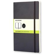 Moleskine Notebook Caderno 192 Folhas Páginas Lisas Capa Macia Preto