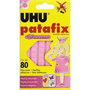 Pastilhas Adesivas UHU PATAFIX Princess Pink – 56 unidades