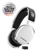 Auscultadores Gaming Wireless STEELSERIES Arctis 7P+ (Over Ear – Microfone – Branco)