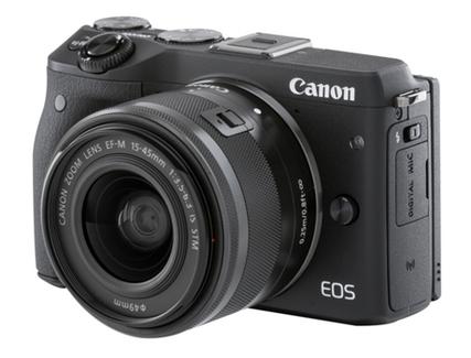 Máquina Fotográfica Mirrorless CANON EOS M3 (16 MP – Sensor: APS-C – ISO: 100 a 12800)