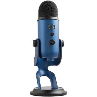 Blue Microphones Yeti Microfone USB Azul para Gravação e Streaming em PC