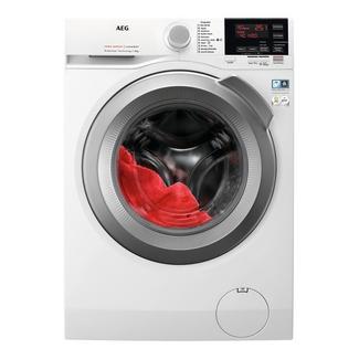 Máquina de lavar roupa de carga frontal AEG L7FBG862O de 8 kg e 1 600 rpm – Branco