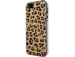 Capa VCUBED3 Eco-Leather Leo iPhone 5, 5s, SE Laranja