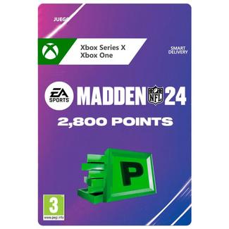 Cartão Xbox Madden Nfl 24: 2800 Madden (Formato Digital)
