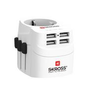 Adaptador de viagem SKross PRO Light USB 4xA