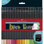 Estojo de Cartão 50 Lapiseiras Mina Super Suave Cores Brilhante Black Edition – Multicolor