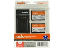 Kit JUPIO 2 Baterias LP-E10 e Carregador