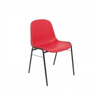 Pack de 2 Cadeiras de Visitante PIQUERAS Y CRESPO Alborea Vermelho (PVC)