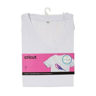 Cricut T-Shirt Mulher Crew Neck M – Branco