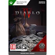 Cartão Xbox Diablo IV 1000 Platinum (Formato Digital)