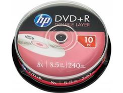 DVD+R HP 240Min 8,5GB DRE00060-3 (10 unidades)