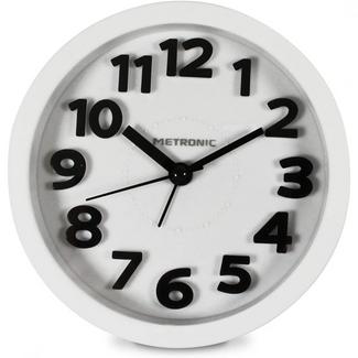 Relógio Despertador METRONIC Clássico Branco