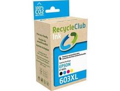 Pack 4 Tinteiros RECYCLECLUB 603XL Preto e Cores