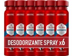 Desodorizante Spray OLD SPICE Whitewater (6 x 150 ml)