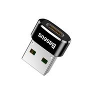Baseus Adaptador USB-A para USB-C Preto