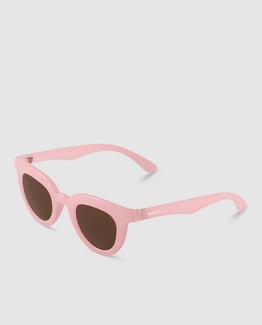Óculos de sol de mulher Mr. Boho cat eye rosa translúcido Rosa