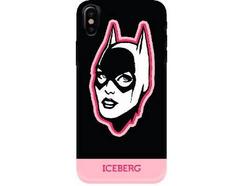 Capa ICEBERG Soft Comics Catwoman iPhone X, XS Rosa