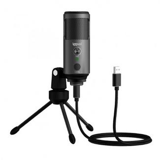 Iggual IGG317273 Microfone Condensador para Streaming Cinzento