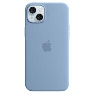 Capa APPLE iPhone 15 Plus Silicone com MagSafe Azul-Inverno
