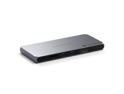 Satechi Estação de Ancoragem Thunderbolt 4 para Vários Ecrãs Cinzento