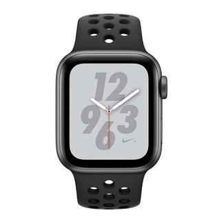 Apple Watch Nike+ Series 4 44mm – Alumínio Cinzento | Bracelete Desportiva Nike+ – Antracite | Preto