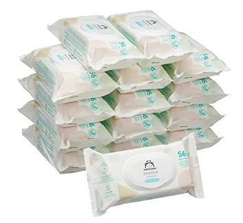 Toalhetes húmidos para bebé Mama Bear Sensitive – 15 pacotes (840 toalhetes)