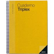 Caderno Triplex Castelhano – 24 x 31 cm – Amarelo