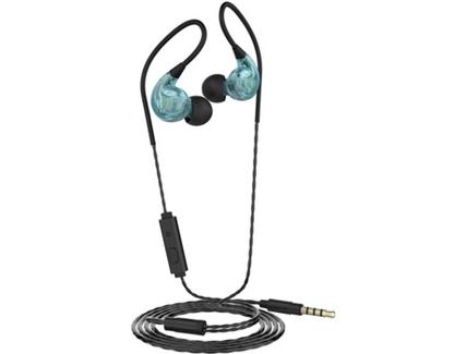 Auriculares Com fio MUVIT M1S V2 (In Ear – Microfone – Azul)