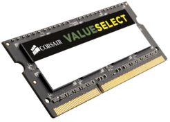 Memória Corsair SODIMM 1x4Gb DDR3 1600Mhz CMSO4GX3M1A1600C11