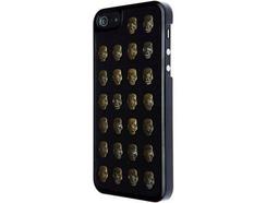 Capa VCUBED3 Metal Skull iPhone 5, 5s, SE Dourado