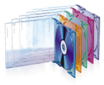 TnB Caixas CD Slim Coloridas – 25 uni