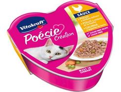 Pack de Comida Húmida para Gato VITAKRAFT Poésie (Molho – Frango e Legumes – 15 Unidades)