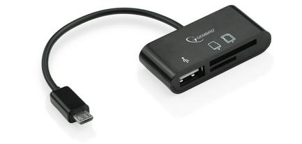 Gembird Leitor de Cartões OTG Micro-USB